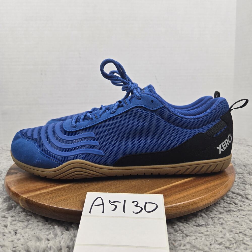 Xero Shoes Mens 12.5 360 Blue Black Gum Minimalist Barefoot Gym CrossFit Trainer